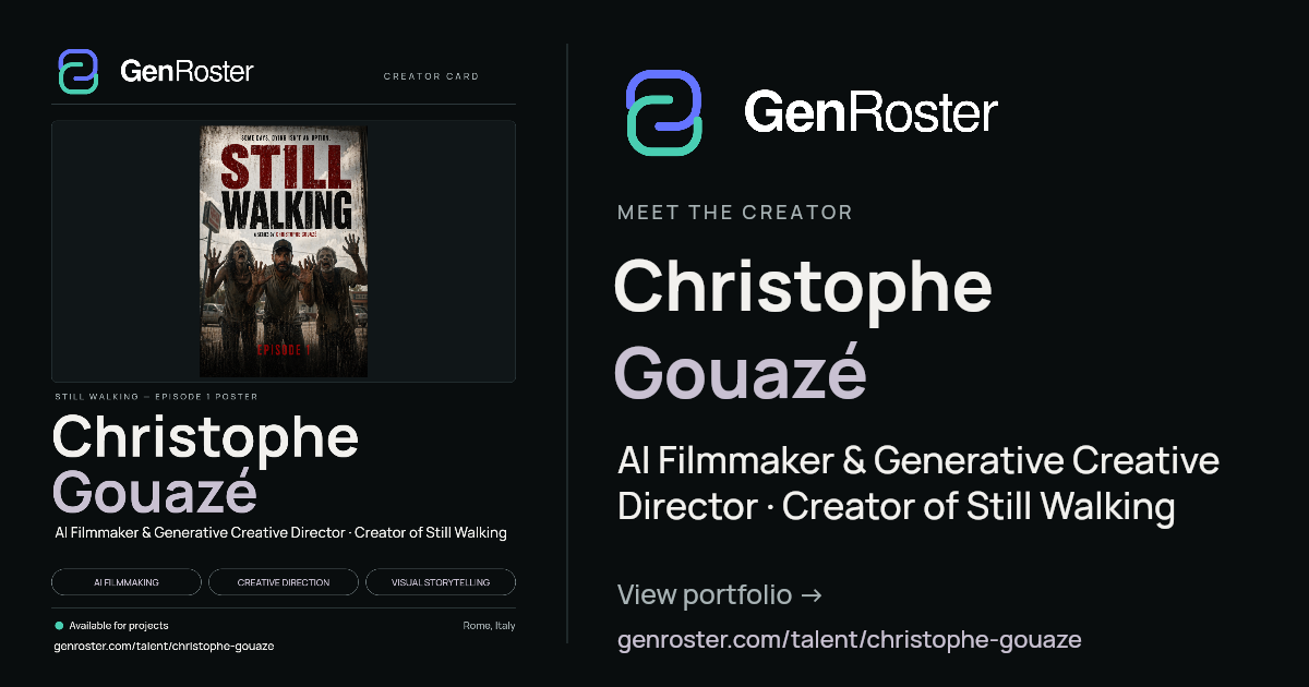 Christophe Gouazé’s GenRoster Creator Card